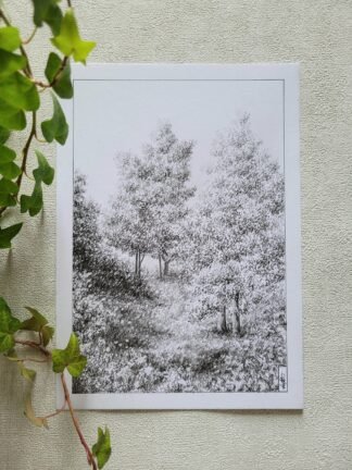 En allant - dessin original -