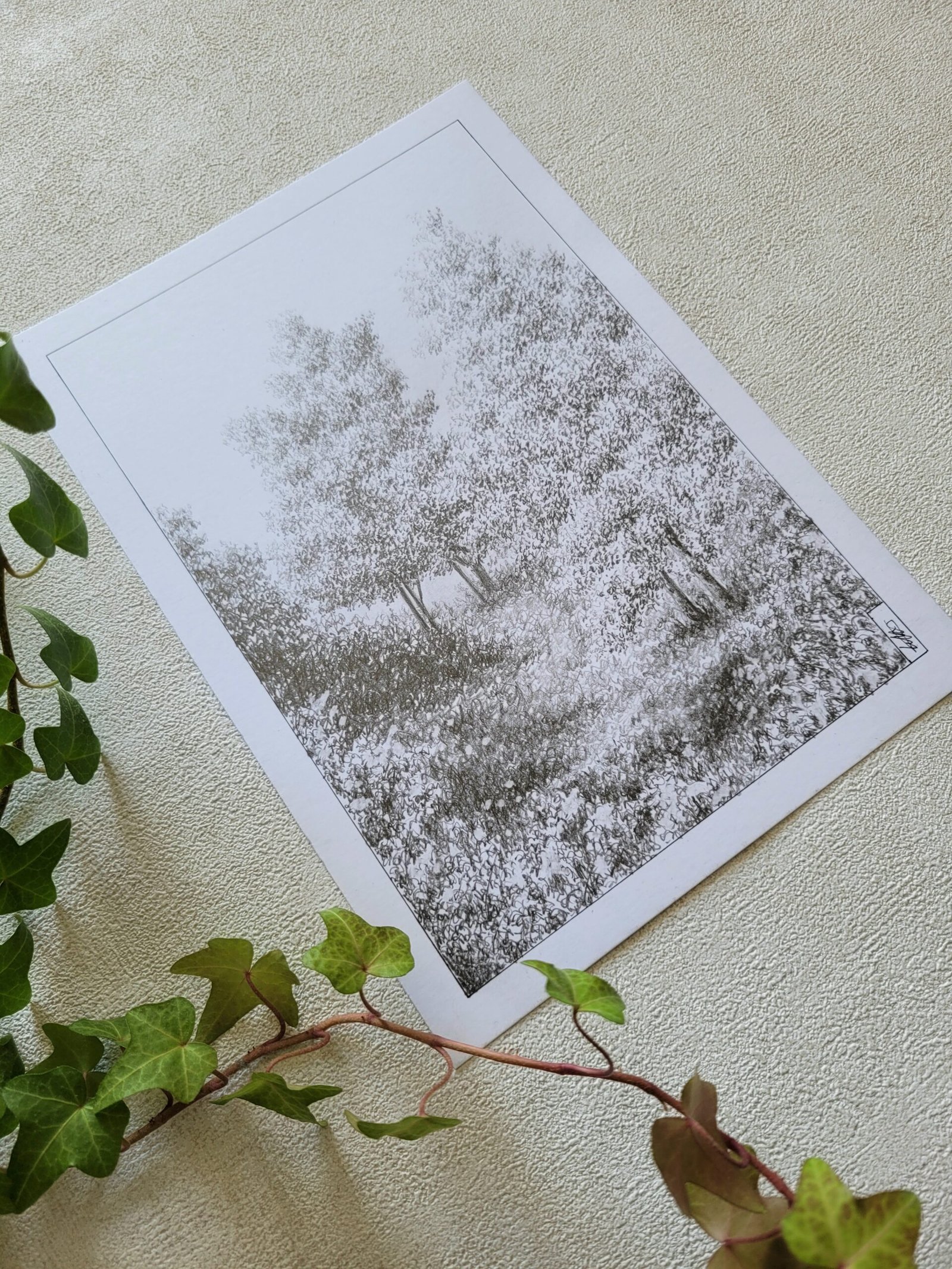 En allant - dessin original - – Image 3