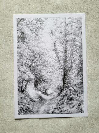 Coulée de lumière -dessin original-