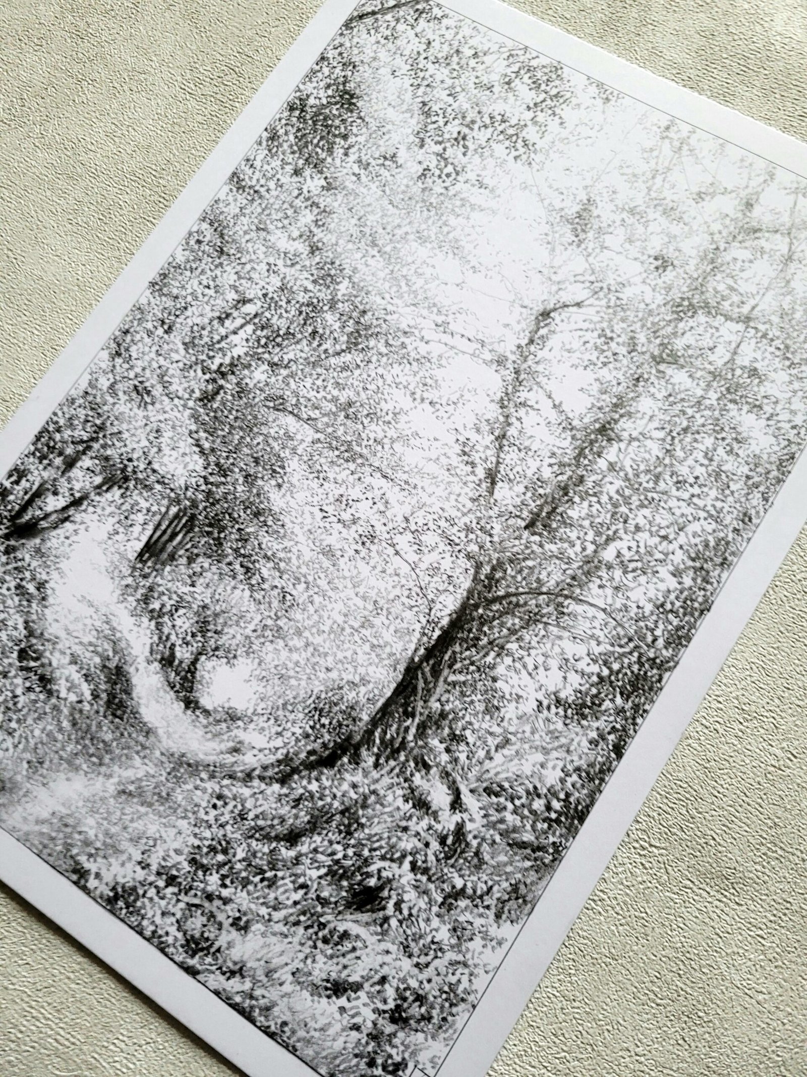 Coulée de lumière -dessin original- – Image 2