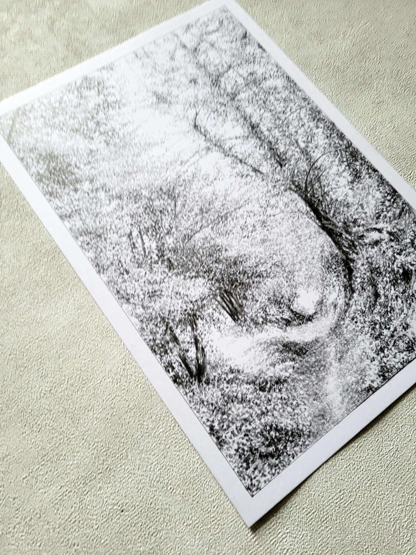 Coulée de lumière -dessin original- – Image 3
