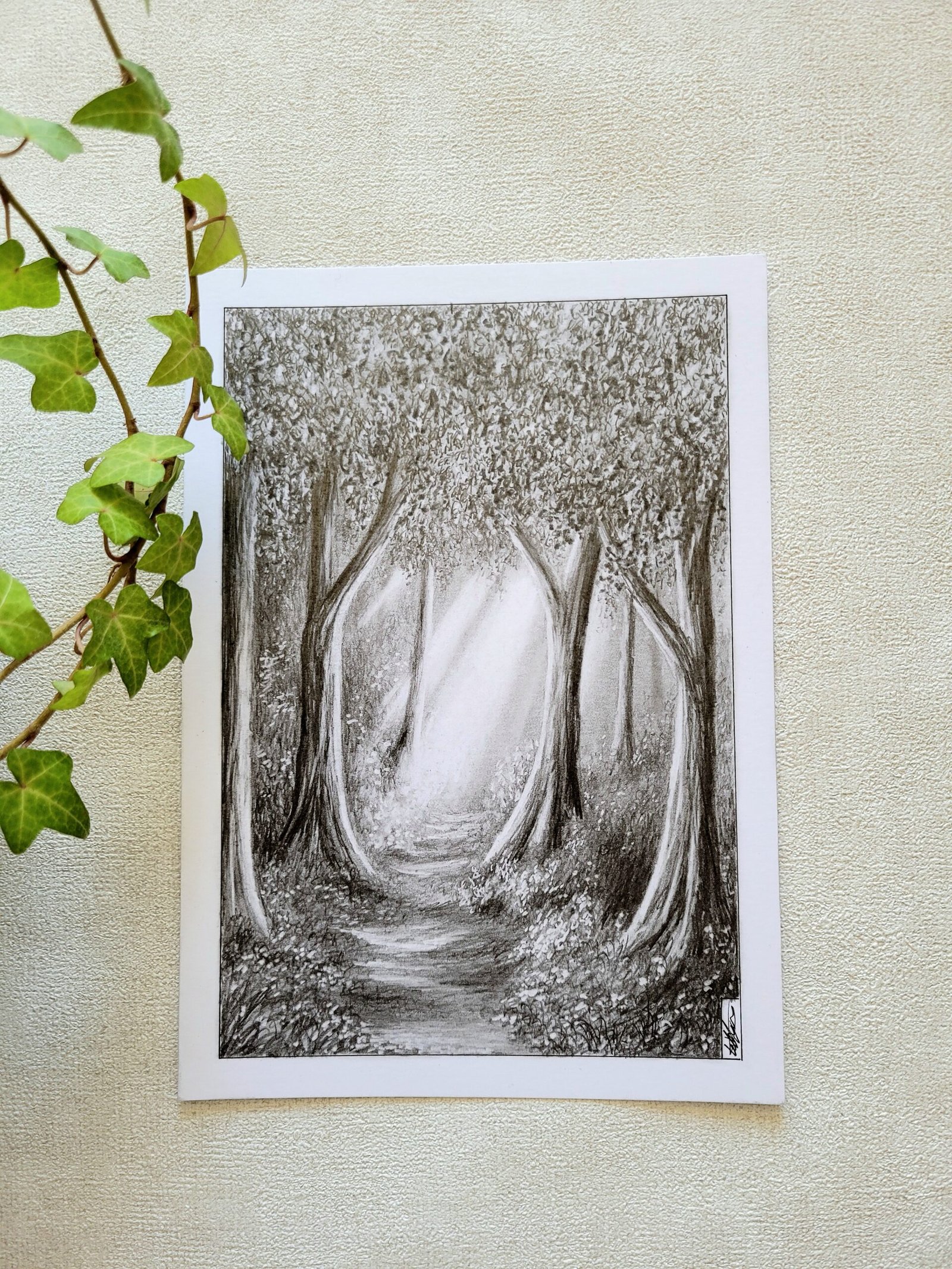 Ombre et lumière -dessin original-