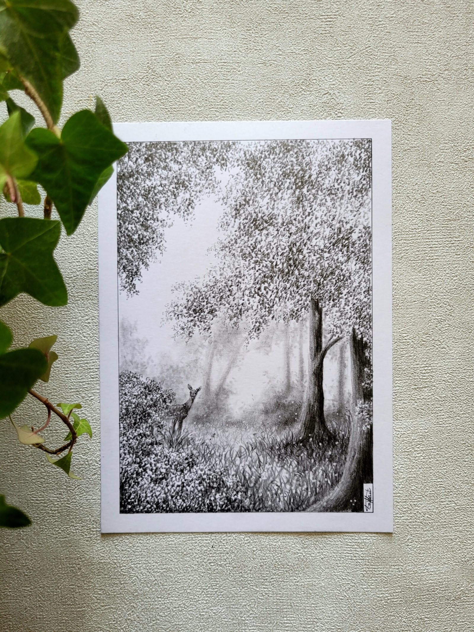 Accueil -dessin original-